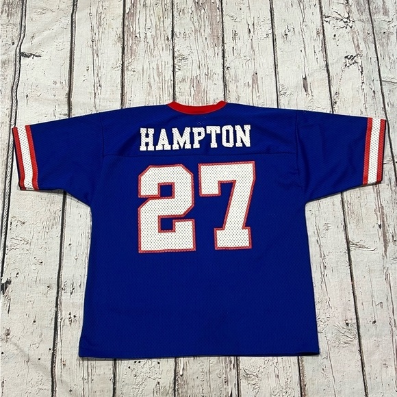 Vintage 90s Rodney Hampton Logo 7 1990s New York Giants NFL Football Jersey - Picture 2 of 6